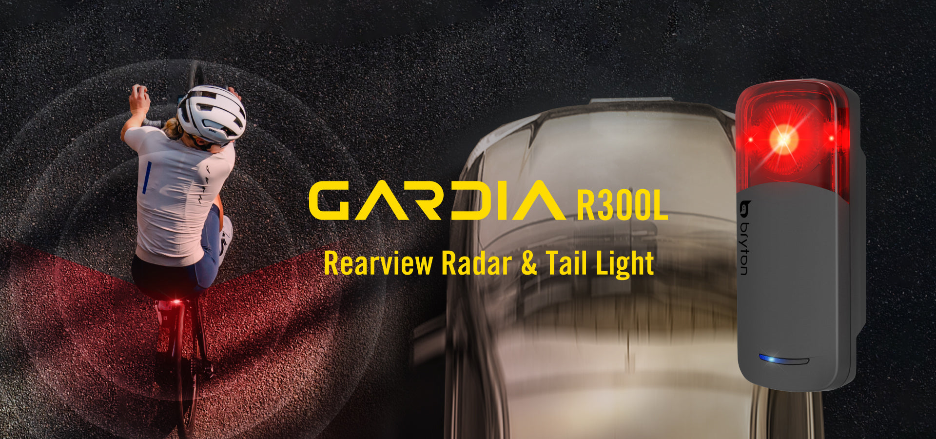 Bryton Gardia R300L radar y luz trasera