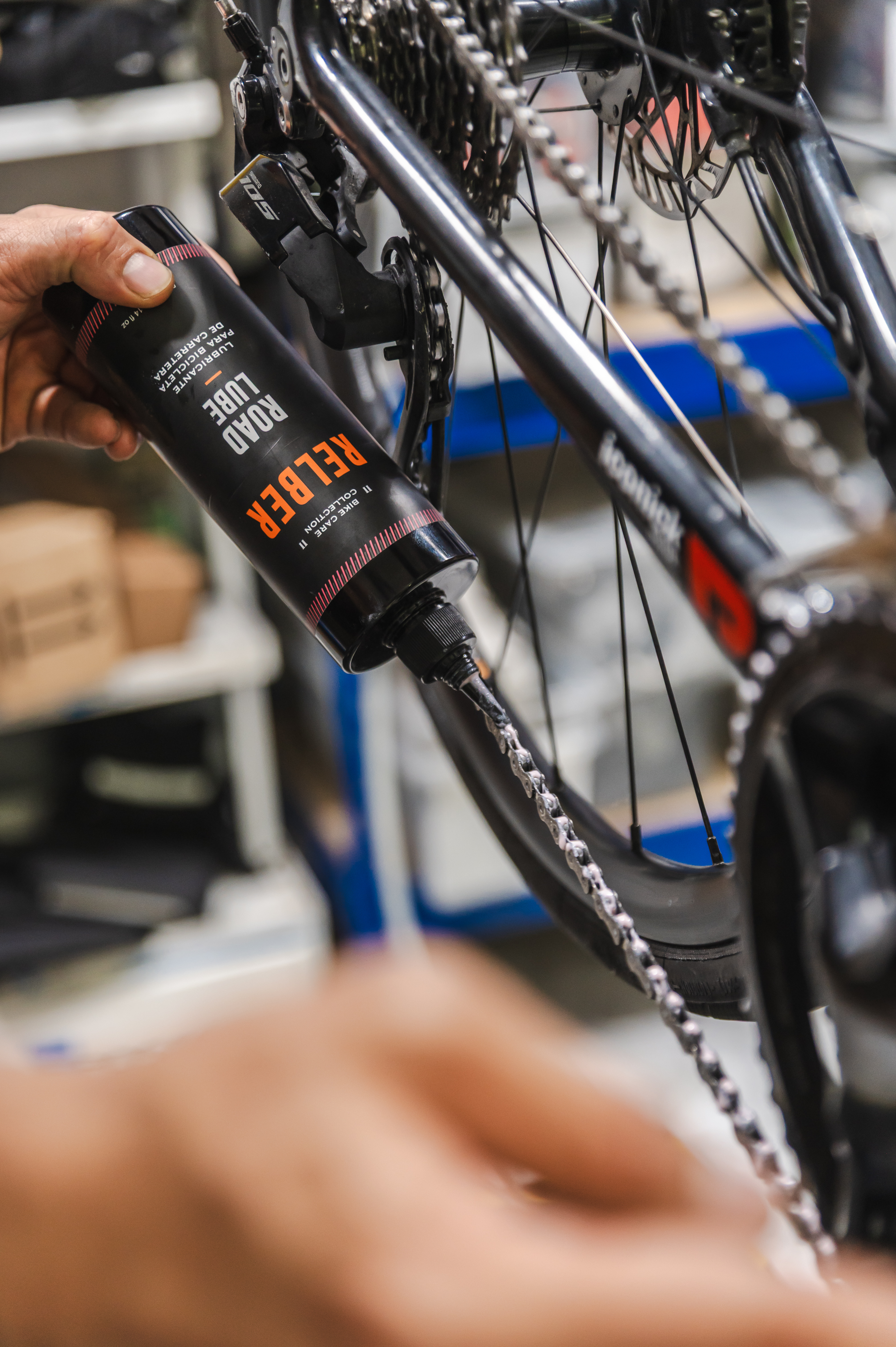 Engrase Relber en el taller Iconick Ride